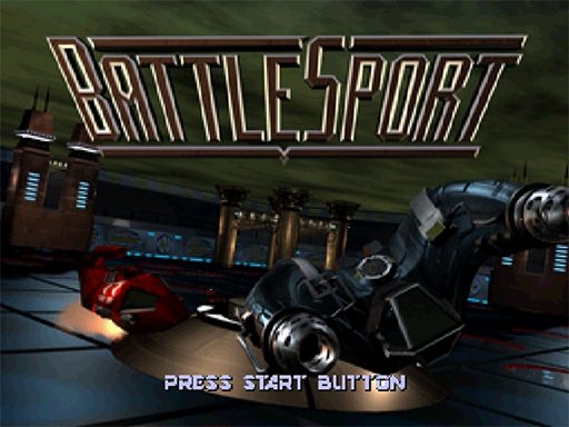 Battlesport title screen for Sega Saturn
